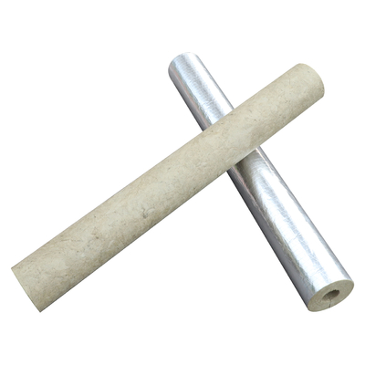 High Temperature Preinsulated Pipe Rockwool Mineral Wool Insulation With Aluminum Foil Facing for HVAC Ductwork Plumbing Pipes