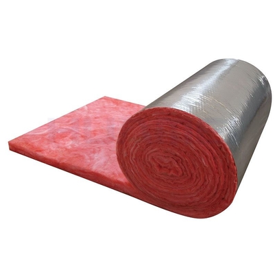 Aluminum Foil Faced Glass Wool Insulation Roll 25-200mm Thick