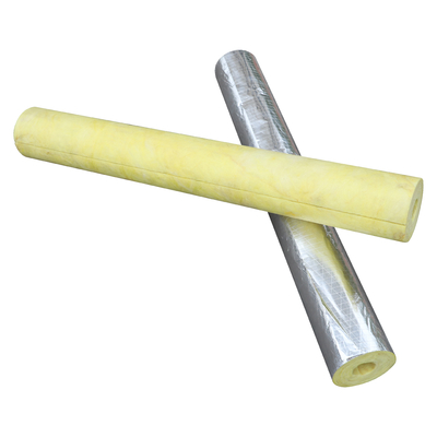 Foil Faced Fiberglass Pipe Insulation Pre-Slit Tubes for HVAC and Industrial Applications