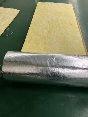 Class A Fire Resistant Glass Wool Blanket with High Moisture Resistance and 0.031-0.042 W/mK Thermal Conductivity for HVAC and Pipe Wrap