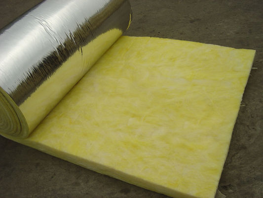 Class A Fire Resistant Glass Wool Blanket with High Moisture Resistance and 0.031-0.042 W/mK Thermal Conductivity for HVAC and Pipe Wrap