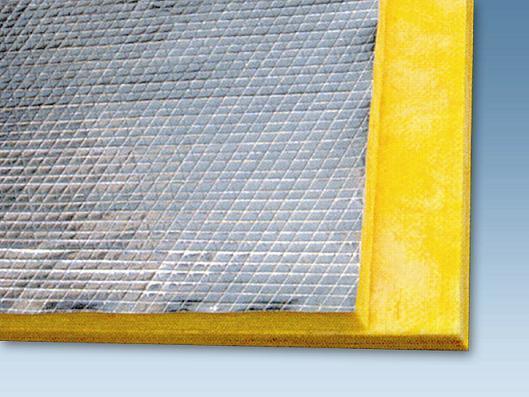 Non-Combustible Grade A Glass Wool Board with Aluminum Foil Facing for High Temp Thermal Insulation 0.031-0.042 W/mK