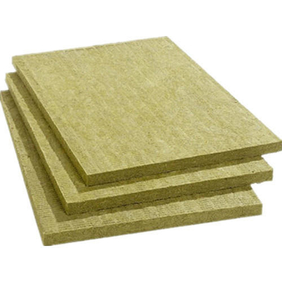 Rock Wool Duct Insulation Slab Rock Wool Slab with or Without Aluminum Foil Vapor Barrier for High Temp HVAC Duct