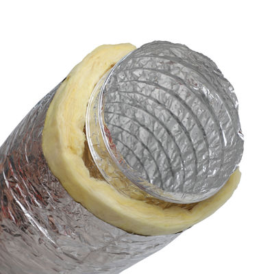 Sound-Reducing Multi-Layer Flexible HVAC Duct with -30 to +250°C Temperature Range and 30 m/s Air Flow Velocity