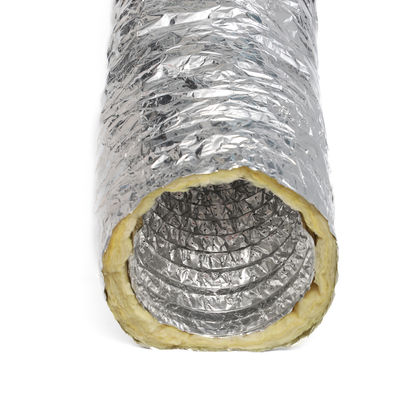 Sound-Reducing Multi-Layer Flexible HVAC Duct with -30 to +250°C Temperature Range and 30 m/s Air Flow Velocity