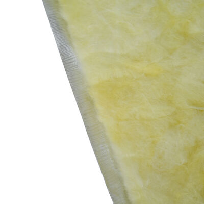 Glass wool blanket for metal building roofing