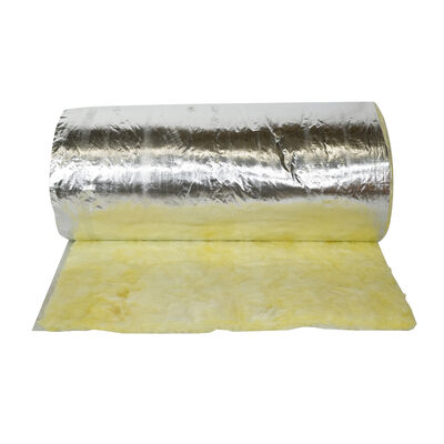 Glass wool blanket for metal building roofing