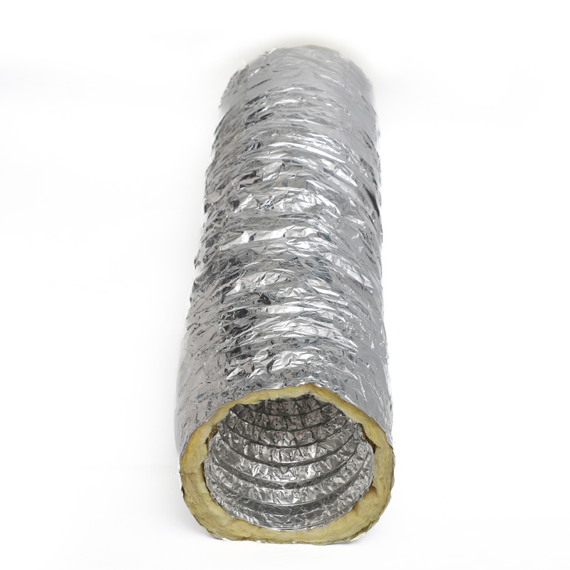 Sound-Reducing Insulation Flexible HVAC Duct Factory Direct Acoustic Insulated Flexible Air Ducting Hose for HVAC Systems Parts