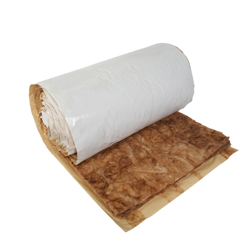 Brown Glass Wool Duct Wrap Insulation - The Ultimate Multi-Purpose Protection for Ducts, Pipes & Mechanical Systems