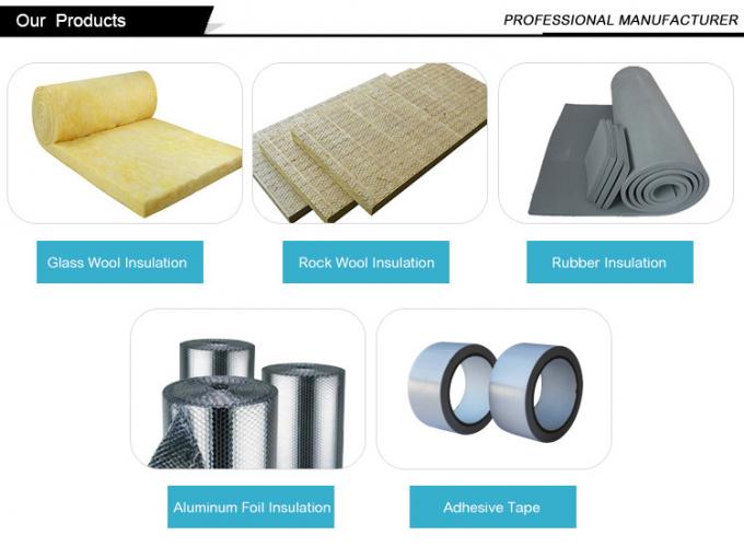Industrial Hot Steam Pipeline Insulation Fireproof Glass Wool Pipe / Tube Insulation