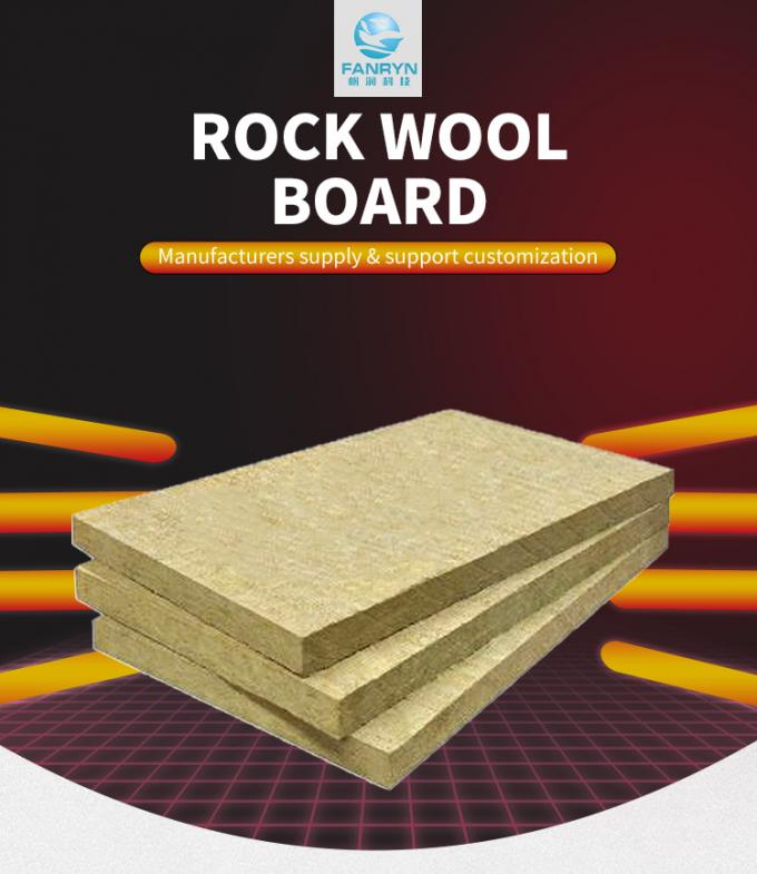 Insulation Material Rock Wool Panel 80kg/m3 25 MM